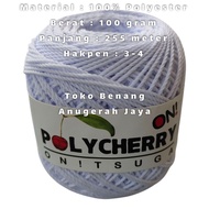 White Polycherry Knitting Yarn