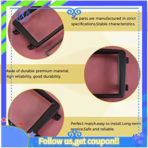 M46K-2 Din Car Radio Fascia DVD Player Panel Kits Stereo Dash Frame For Mercedes Benz C CLK G CLASS 