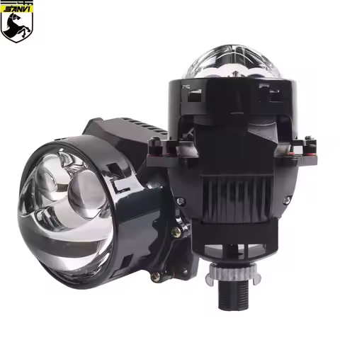 Sanvi 3” S13 Bi LED Dual Hyperboloid Projector Lens Headlights Angel Eyes 12V 68W 5500K 18000LUX For