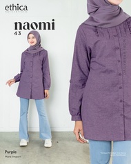 Tunik ETHICA NAOMI 43 GREY LATTE PURPLE || Atasan Tunik Dewasa Ethica (COD)