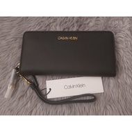 Calvin Klein Saffiano Long Zipped Around Wallet