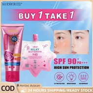 LBLS Rose Sunscreen SPF90+ Isolation Cream Moisturizing Oil Control