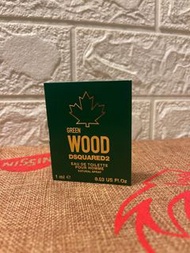 DSQUARED2 GREEN WOOD心動綠 男性淡香水 1ml
