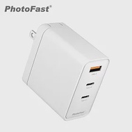 【PhotoFast】A1 Charge PD快充65W氮化鎵三孔充電器 白色