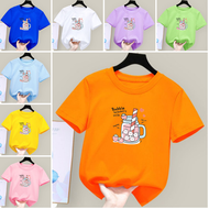 T Shirt for Girls Children Round Neck T-shirts Unisex Kids Tshirts Baju Tshirt Kanak2 Perempuan Anime Shirt