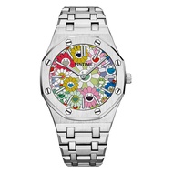 นาฬิกา JIAERTE [นาฬิกา] นาฬิกาที่กำหนดเองสีโอ๊ก AP กันน้ำแบรนด์ที่รู้จักกันดีแนวโน้มแฟชั่นนาฬิกาสำหร