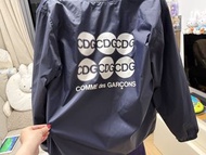 CDG 有領風褸 寶藍色