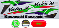 สติ๊กเกอร์ VICTOR M ปี96 สติ๊กเกอร์ Kawasaki VICTOR M ปี96 (สีสวย สีสด สีไม่เพี้ยน)