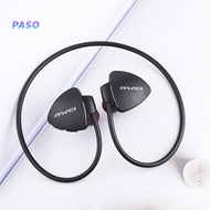 PASO_Awei A847BL Bluetooth-compatible Earphone In-Ear Stable Transmission Consumer Electronics Sweatproof Stereo Earbud for Running