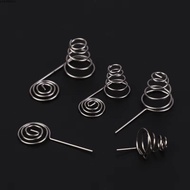 JUNMPER2R 10PCS Battery NIckel Wire Spring, DIY Accessories Nickel Wire Battery Positive and Negativ