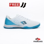 Fromzero - Sepatu Futsal Fromzero Starkia 38 - 44 In White Blue Original