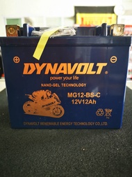 แบตเตอรี่ DYNAVOLT MG12-BS-C ขนาด149x85x130mm 12V 12Ah สำหรับ v-stromER6NโฉมแรกNinja650โฉมแรกVersys6