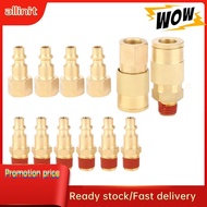 12pcs 1/4 Inch NPT Air Hose Connector Quick Release Pneumatic Fitting Brand New