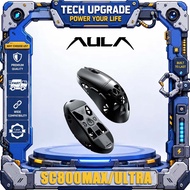 AULA SC880 Ultra/MAX Magnesium Alloy Hollow Gaming Mouse 52.9‑54.4g Tri‑Mode 8KHz Polling Rate PAW39
