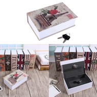 safety box brankas mini penyimpanan model buku uang emas