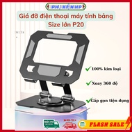 Ipad Tablet Stand, Large Size P20 Phone, 360 Degree Rotation, 100% High Quality Metal, Sturdy