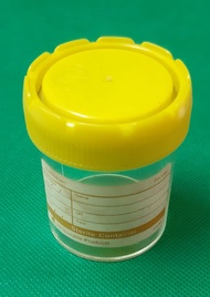 Botol Pot Urine Kuning diameter 4cm Loka