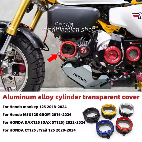 For Honda MONKEY125 CT125 Trail 125 GROM MSX125 DAX125 V2 thickened transparent cover accessories