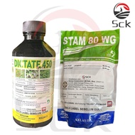 (SET)STAM 80WG + Dictate 450 1Liter|Racun Rumpai sawah padi