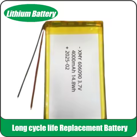 Rechargeable Battery 606090 3.7V 4000mAh for Powerbank Power Bank heating belts emergency lights han