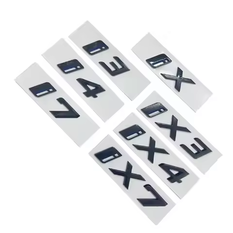 3D ABS Black Silver for BMW I3 rear label IX4 digital label IX3 letter label IX7 rear eDrive four-wh
