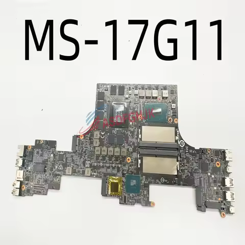 MS-17G11 VER 1.0 For MSI GS75 STEALTH 9SG MS-17G1 LAPTOP MOTHERBOARD WITH I7-9750H AND RTX2070M TEST