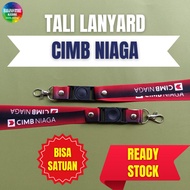 TALI LANYARD ID CARD CIMB NIAGA - CAN BE SOLD INDIVIDUALLY