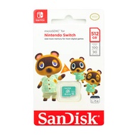 SanDisk - 512GB Nintendo Switch A1 UHS-I microSDXC 遊戲記憶卡 100MB/s (SDSQXAO-512G-GN3ZN)