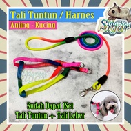 Harness Tali Tuntun Anjing - Kucing - Musang - Otter - Kelinci - Hewan