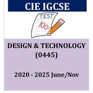 IGCSE DESIGN & TECHNOLOGY Past Papers (PAPER 1,2,3,4) 2020-Nov 2025 