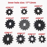 High-Speed Motor 420 Model Gear 428 Model Gear 9T 10T 12T 14T 16T 18T 20 Gear Chain Motor Electric V