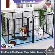 🇲🇾Ready Stock🔥 🐱Foldable Assemble Dog Cage Playpen Pet Iron Dog Fence Puppy House Training Space Cages For Indoor And Outdoor Puppy Kennel House Pet Accessories