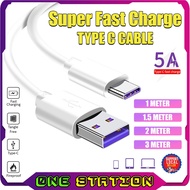 Cable Type C Fast Charging Usb Type C Fast Charging 5a Fast Charging Cable Super Charge Cable Type C