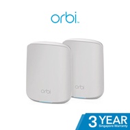 NETGEAR RBK352 Orbi Dual-Band WiFi 6 Mesh System – Wifi 6 Mesh System With 1 Satellite 11AX Mesh AX1800 WiFi (Up to 1.8G