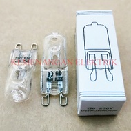 Halogen LAMP HALOPIN NUT G9 40W 220V / 40 W 40 WATT 40WATT CLEAR / CLEAR