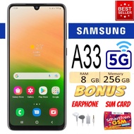 SAMSUNG GALAXY A33 5G RAM 8/256 GB Garansi - PROMO