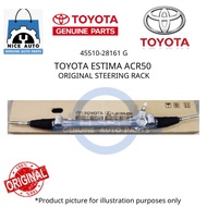 TOYOTA ESTIMA ACR50 POWER STEERING RACK -BRAND 100% ORIGINAL TOYOTA GENUINE PARTS (WITHOUT TIE ROD E