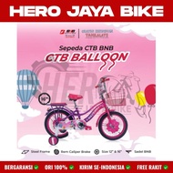 [ Ready Stock] Sepeda Anak Perempuan Bnb Ctb Ballon Ukuran 12 &amp; 16Inch