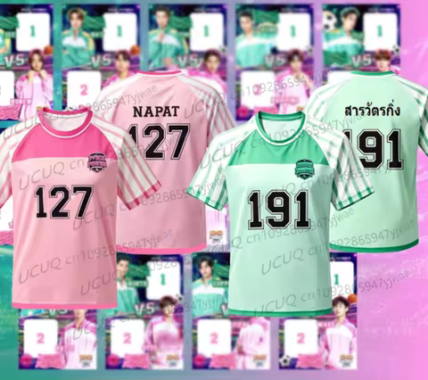 Summer Men's Women's 2026 DMD Sport Day Thailand Green Monster Jersey Sport Keng Harit&Napat Short S