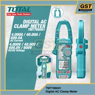 Total TMT766001 Digital AC Clamp Meter 600A Digital Clamp Meter – Ampere Tester for AC Current Measu