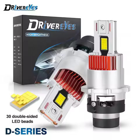 D2S D4S LED Car Headlight Bulb Canbus HID D1S D3S D8S 4575 CSP Chip Plug-N-Play Turbo LED HID Bulbs 