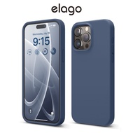 elago Premium Liquid Silicone case Compatible for iPhone 15 Pro Max Case, 25 Colors, Full Body Camer