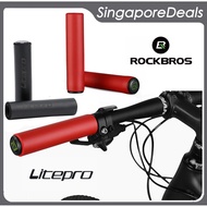 LITEPRO ROCKBROS SILICONE HANDLEBAR GRIP BIKE CYCLING ANTI SLIP HANDLE BAR GRIP