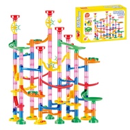 133PCS Marble Run Construction Race Maze Track Building Blocks STEM educational Kids Ball Toys