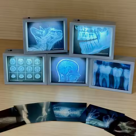 Kitan Miniature Luminous X Ray Viewing Box Gashapon Ct Scan Perspective Film Micro Medical Instrumen