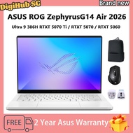 2026 ASUS ROG ZephyrusG14 Air /Ultra 9 386H/RTXT 5070 Ti/14-inch/ROG Zephyrus G14 Air Gaming Laptop