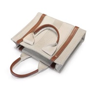 1.7-Japan South Korea, Simple Fashion, Canvas Open Handbag