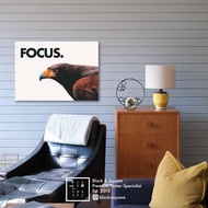 focus.- PREMIUM POSTER + Borderless Frame - 100x70cm