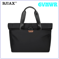 GVNWR BJIAX Korean Briefcase Men's Handbag Lawyer Office Computer Bag Canvas Shoulder Crossbody Bag Men's Bag Document Bag HWRNW