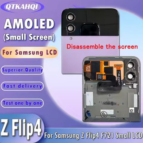 1.9" External Screen For Samsung Z Flip4 Display Touch Screen Digitizer Assembly For Samsung Z Flip 